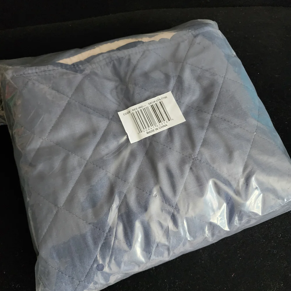 Navy Blue Quilted Recliner Cover New